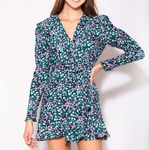 Zara floral Wrap Dress